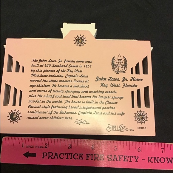 SHELIA 1996 VINTAGE WOODEN HOUSE THE JOHN LOWE JR FAMILY HOME KEY WEST FL - Picture 2 of 2